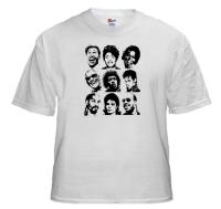 เสื้อใหม่ unisex feat Hendrix. Little Richard. James BROWN MICHAEL Jackson