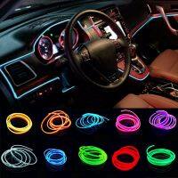 【CC】 Car Interior Lights Ambient Strip Tape Dashboard Console Atmosphere Lamp 1/2/3/4/5M