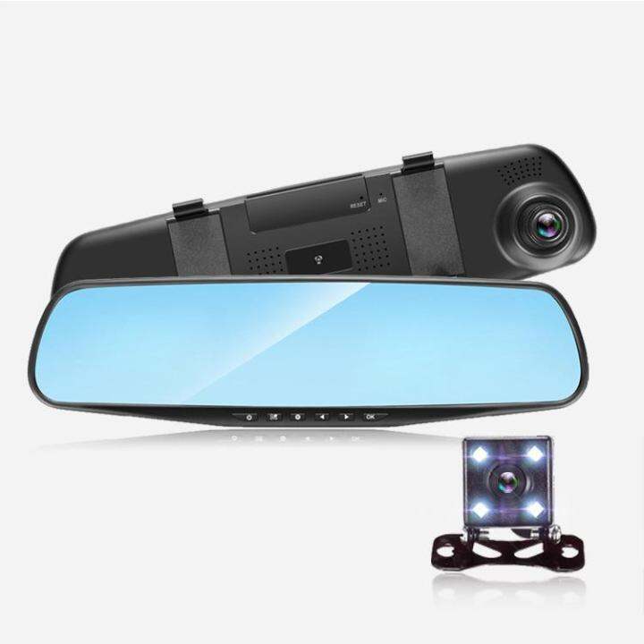 กล้องติดกระจกรถยนต์-หน้า-หลัง-car-dvr-camera-กล้องติดรถยนต์-ชัดhd-1080p-จอ-4-3-นิ้ว-แถมฟรีเมม-16gb-เมนูภาษาไทย-beauti-house