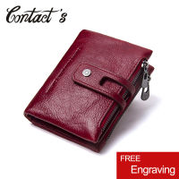 2021 New Design Vintage Purse Genuine Leather Women Short Style Wallet Hasp Wallet Zipper Purses Card Holder High Quality