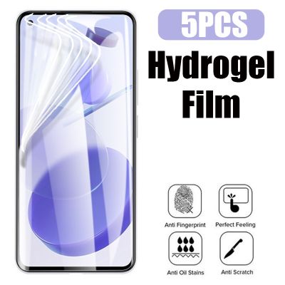5PCS Full Hydrogel Film for Xiaomi 10 11 Lite 5G 11T Pro Screen Protector for Xiaomi Mi 13 Pro 12T Pro 12 11T 11 Ultra Film