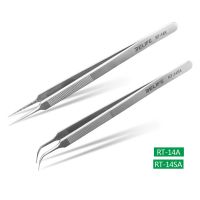 【LZ】✉▲  RELIFE RT-14A RT-14SA Precision CellPhone Repair Tweezers Anti-static Anti-slip Clips High Toughness Fine Tips Picking Tools