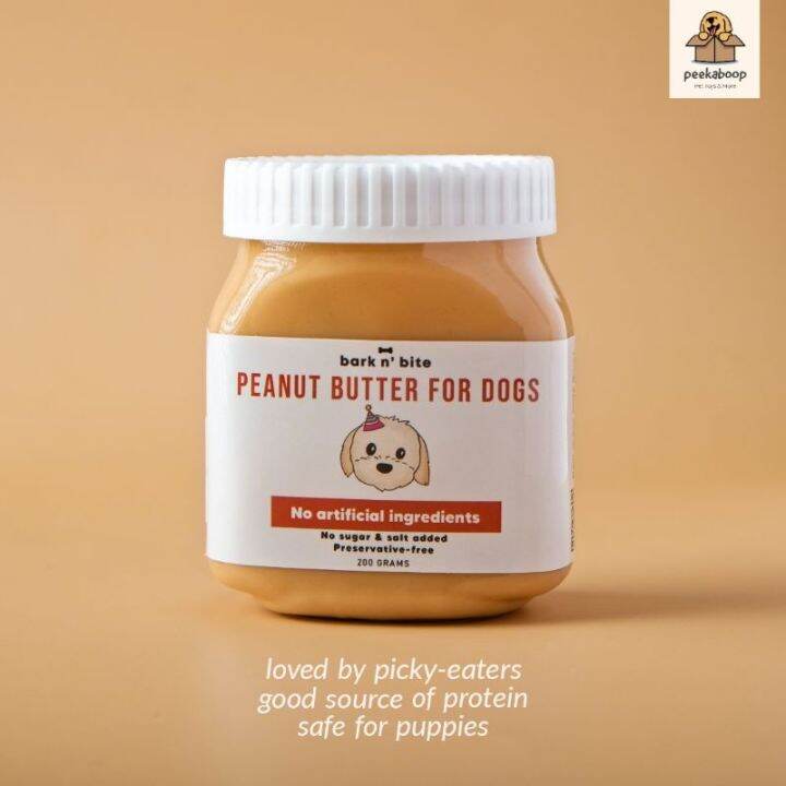 vSmP6RYz Bark n' bite Peanut Butter for Dogs 200 grams (allnatural / xylitol free) Lazada PH