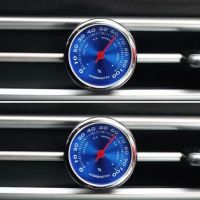 ✗┅☞ Car Clock Auto Watch Thermometer Hygrometer Home Automobiles Interior Decoration Ornament Automotive Clock In Car Accessories