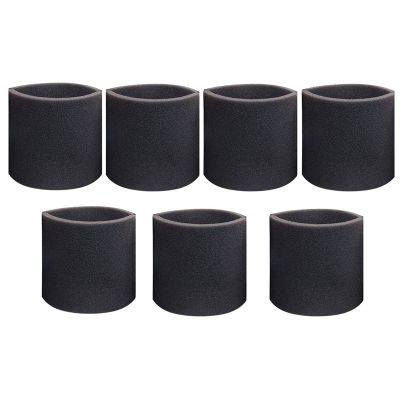 7 Pack VF2001 Foam Filter Type for Shop Vac Wet Dry Vacuums 5 Gallon and Larger,for Vacmaster&amp;Genie Shop Vacuum Cleaners