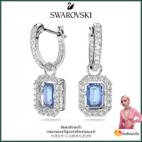 ?Swarovski?ต่างหูพลอยสีฟ้า Millenia Pendant, S925 ต่างหูแฟชั่นสตรีเงินสเตอร์ลิงของขวัญวันวาเลนไทน์ของขวัญวันเกิด