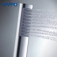 [HOT TAIOPXKWLGLW 585] Gappo Square ABS หัวฝักบัวแรงดันสูง Rainfall อุปกรณ์ห้องน้ำ Chrome Plated Water Saving Handheld Shower G02