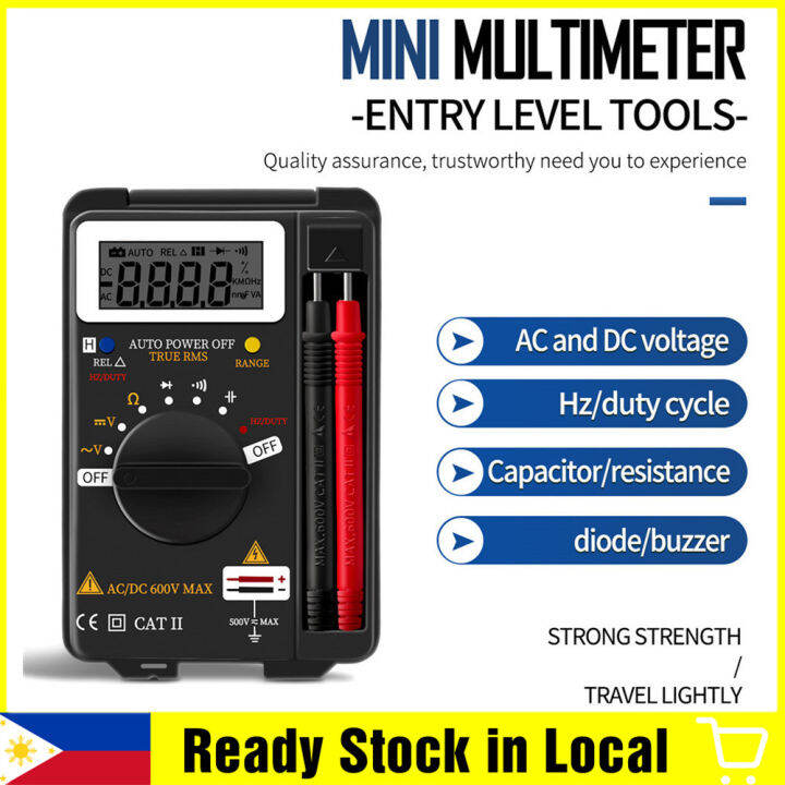 Digital Multimeter Tester 4000 Counts Handheld LCD AC/DC Voltage Ampere