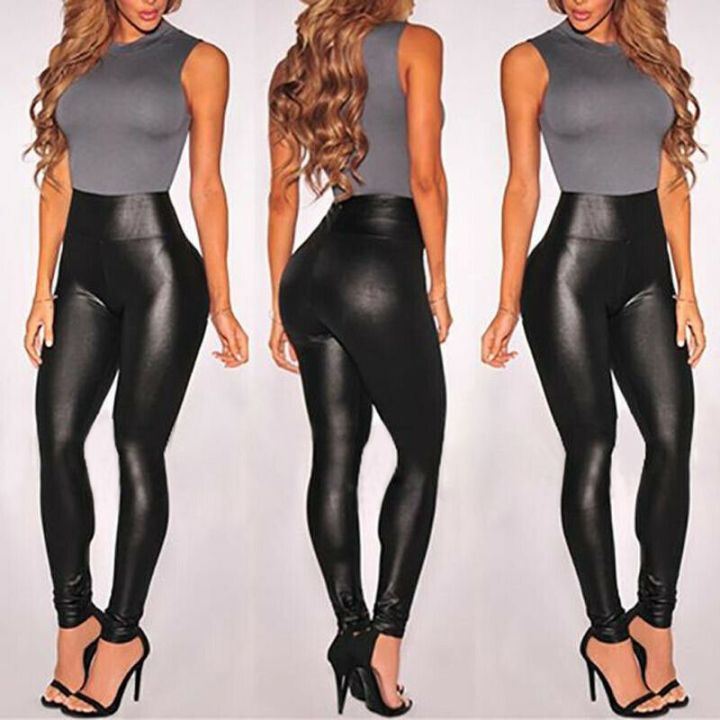 Spanx Black Faux Patent Leather Leggings | Wild Mabel Clothing Co. – L. Mae  Boutique