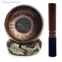 【hot】ↂ┋ Tibetan Singing Bowl Set Helpful for Relaxation Chakra Healing Prayer and Mindfulness