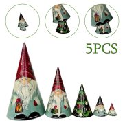 5 Búp Bê Lồng Nhau Đồ Chơi Xếp Chồng Bằng Gỗ Gnomes Sáng Tạo Búp Bê Xếp