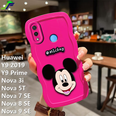 JieFie มิกกี้เมาส์เคสโทรศัพท์สำหรับ Huawei Y9 2019 / Y9 Prime / Nova 3i / Nova 5T / Nova 7 SE / Nova 8 SE / Nova 9 SE แฟชั่นคลื่นขอบ TPU นุ่มปกป้องกล้องฝาครอบเคสใส่โทรศัพท์
