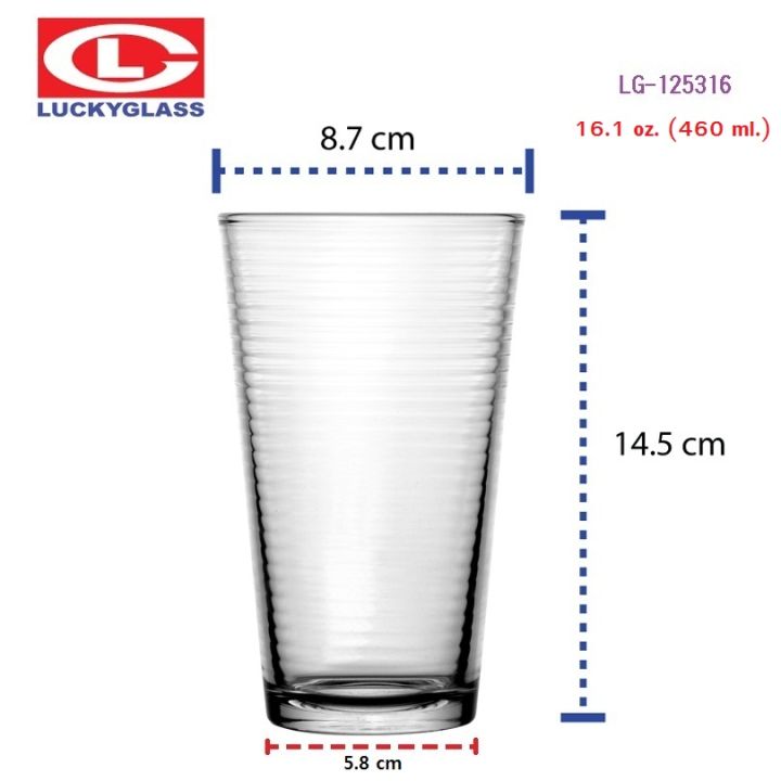 แก้วน้ำ-luky-รุ่น-lg-125316-v-series-ring-tumbler-16-1-oz-48-ใบ-ส่งฟรี-ประกันแตก-แก้วใส-ถ้วยแก้ว-แก้วใส่น้ำ-แก้วสวยๆ-แก้วใส่น้ําปั่น-lucky