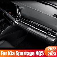 For Kia Sportage NQ5 2022 2023 Hybrid X GT Line HEV ABS Car Interior Central Control Trim Strip Modification Sticker Accessories