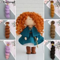 [TinChingT] วิกผมหยิก สีดํา ทอง น้ําตาล เงิน 15 ซม. x 100 ซม. BJD 1/3 1/4 1/6 DIY [ใหม่]