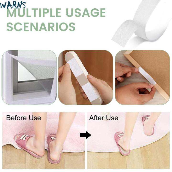 WYS 25Pcs DoubleSided Hook and Loop Tape Industrial Strength Sticky