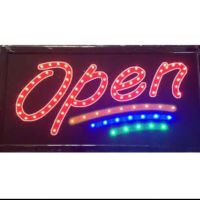 PRO AUDIO ป้ายไฟ LED OPEN รุ่น YW-06  LED SIGN ข้อความ อักษร ตกแต่งหน้าร้าน