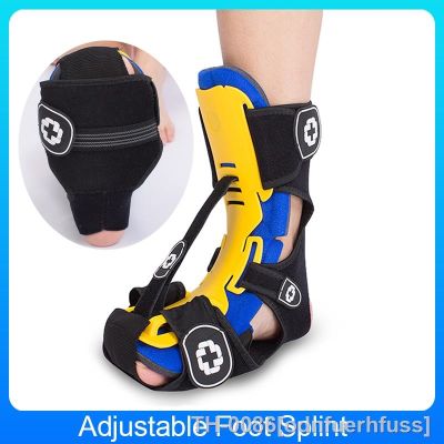 ▣◎ GHORTHOUD Postura Corretor Tornozelo Suporte Estabilizador Brace Splint Fascite Plantar Pé Gota Correção Band