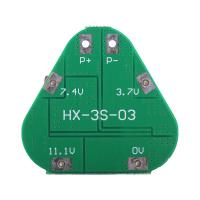 LINCARDI 8A BMS PCM PCB 3ช่อง11.1V 12.6V อุปกรณ์เสริมแบตเตอรี่18650โมดูลป้องกันแบตเตอรี่ลิเธียมแผ่นป้องกันการป้องกันการปล่อยประจุมากเกินไป