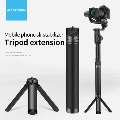 ไม้เซลฟี่สำหรับโทรศัพท์มือถือ Gimbal อัพเกรด MARTVSE สำหรับ DJI กล้องแอคชั่นแคมเมรา2In1ไม้เซลฟี่ OM5 4SE Osmo/3 Insta360one R