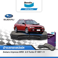 Bendix ผ้าเบรค SUBARU Imprezza WRX 2.0 Turbo (ปี 1997-11) ดิสเบรคหน้า+ดิสเบรคหลัง(DB1170,DB1379)