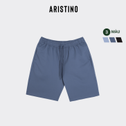 Quần short nam ARISTINO dáng Regular fit suông nhẹ, thiết kế khỏe khoắn
