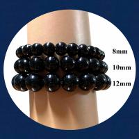 หนึ่งเส้นสร้อยข้อมือหินแท้นิลดำ Black Onyx Natural Stone