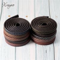 Xinyao 1 M/Lot 12Mm Lebar Gelang Kulit Kepang Tali PU Benang DIY Kerajinan Tangan untuk Pembuatan Perhiasan Kalung Klasik