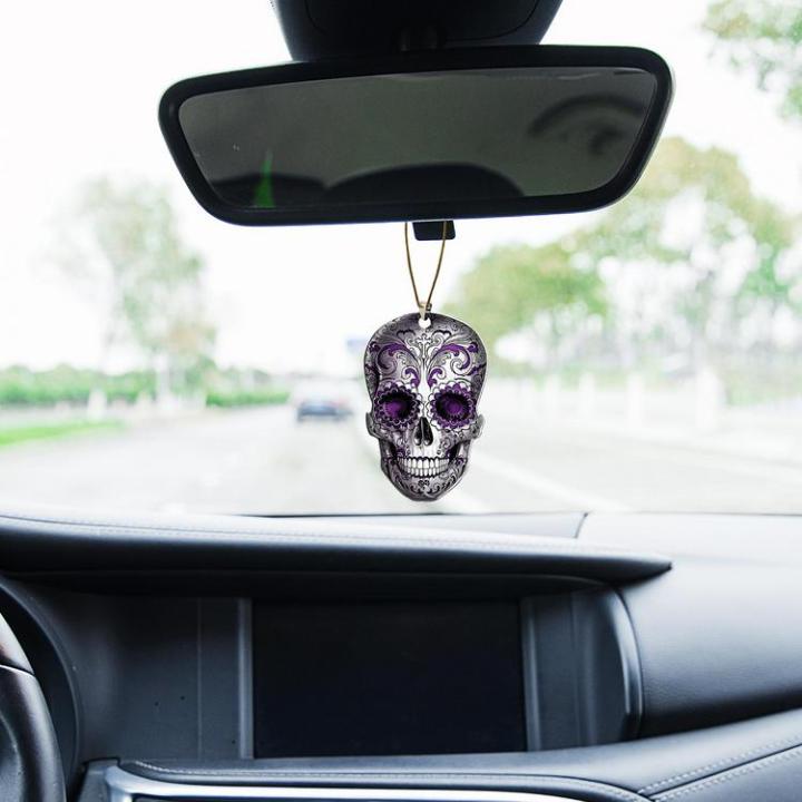 acrylic-rear-view-mirror-pendant-acrylic-skull-head-pendant-for-rear-view-mirror-reusable-acrylic-rear-view-mirror-pendant-for-car-suv-truck-pleasant