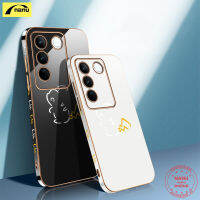 [NANU] เคสสำหรับ VIVO V27 5G V27 Pro 5G V27E รูปแบบน่ารักฝาครอบคู่