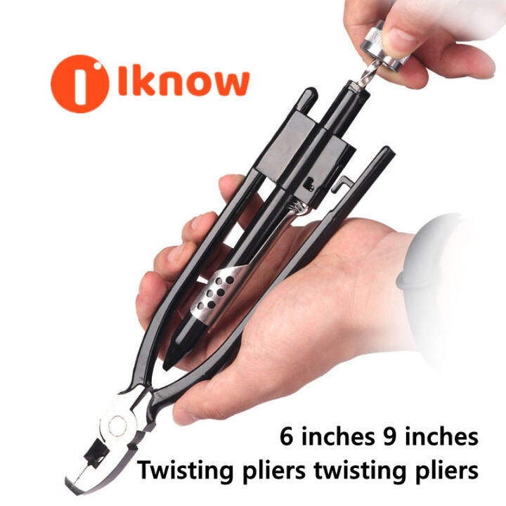 I know Safety Wire Pliers Wire Twister Plier, Fuse Pliers,6in 9in