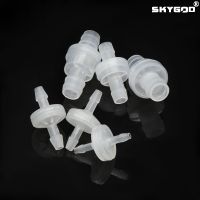 2/10pcs Plastic One-Way Non-Return Pagoda Inline Fluids Check Valve for Fuel Gas Liquid Ozone-Resistant Water Stop 3 4 6 8 10mm