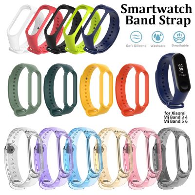 Silicone/TPU Smartwatch Band Strap Smart Watch Wristband Sport Watch Replacement Wrist Belt for Xiaomi Mi Band 3 4 5 6 Cases Cases