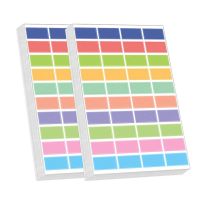 50 Sheets ChildrenS Paper Name Stickers for Pen Labelling / Multi-Coloured / 15 X 30 mm / Permanent and Self-Adhesive