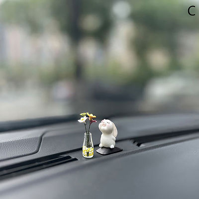 SciTech คอนโซลกลางรถยนต์ลายดอกเดซี่ขนาดเล็กน่ารักสุดๆของตกแต่งหน้าต่างเครื่องประดับตกแต่งภายในรถยนต์