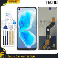 Beyondwolf ชุด18i CG6จอแสดงผล LCD แบบสัมผัสหน้าจอของแท้สำหรับกล้อง Tecno Camon อุปกรณ์ทดแทน Digitizer กระจกสำหรับกล้อง Tecno 18i CG6 LCD