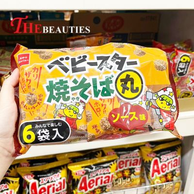 ❤️พร้อมส่ง❤️   Oyatsu Baby Star Yakisoba Maru Sauce 120g.  🥓   🇯🇵  ขนมญี่ปุ่น 🇯🇵  ขนมราเม็งรสยากิโซบะ    สินค้านำเข้าจากญี่ปุ่น  ขนมราเม็งอบกรอบ 🔥🔥🔥