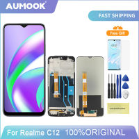 6.5นิ้วสำหรับ Realme OPPO RMX2189 C12จอแสดงผล LCD สัมผัสทำให้เป็นดิจิทัลประกอบสำหรับ Realme C12 RMX2189พร้อมที่เปลี่ยนกรอบกรอบหน้าจอ