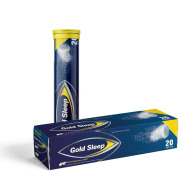 HCMMua 2 Tặng 1 Viên Sủi Gold Sleep - Hỗ trợ mất ngủ tuýp 20 viên - TS001