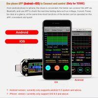 【LZ】❏  Detector de voltímetro amperímetro usb tester tensão medidor de corrente tipo-c carregador de telefone facilmente carregando gadgets de pouco peso