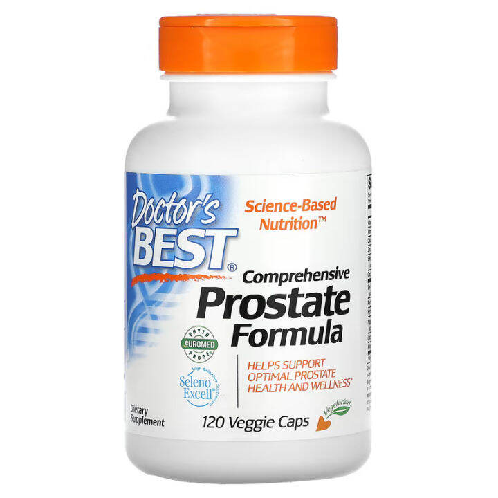 Doctor's Best Comprehensive Prostate Formula 120 Veggie Caps Lazada.co.th