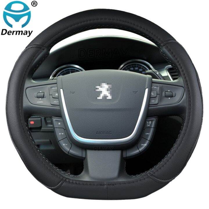 yf-for-peugeot-508-2010-2016-car-steering-wheel-cover-pu-leather-auto-accessories-interior-fast-shipping