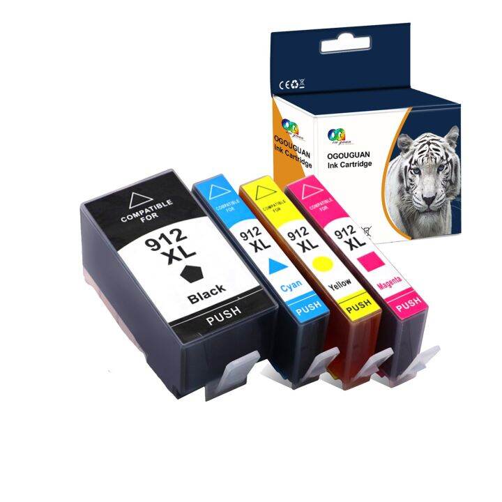 เครื่องพิมพ์สีพรีเมี่ยมตลับหมึก912-xl-912xl-917xl-สำหรับ-hp-officejet-8010-8012-8015-8020-8025