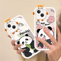 Dai Hua เคสรูปการ์ตูนน่ารักแพนด้าแดงเพื่อ Huawei เกียรติยศ70 50 20 20S 30 30S 50 40 60 SE Pro V30 X10 X30 X40 X40i Nova 5T 9 SE Pro เคสโทรศัพท์โทรศัพท์