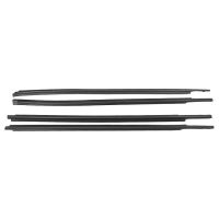 รถภายนอกหน้าต่าง Weatherstrips Trim สำหรับ Toyota Tundra CrewMax 2007-2018ปิดผนึกจัดแต่งทรงผม Strip Molding Seal Belt ปะเก็นอัตโนมัติ