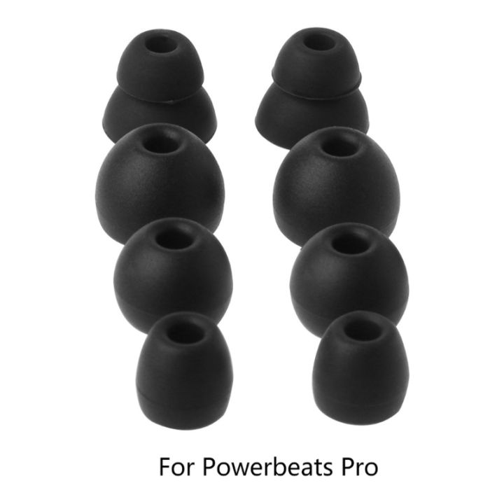 4คู่ซิลิโคนนุ่มหูฟังหูฟังเหมาะสำหรับ90-อุปกรณ์เสริมหูฟังครอบหูฟังในหูสำหรับ-powerbeats-pro