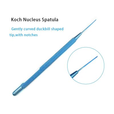Titanium Alloy Koch Nucleus Spatula Autoclavable Ophthalmic Eye Instrument