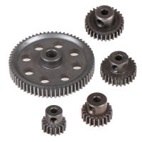 11184 Metal Diff เกียร์หลัก 64T 11181 Motor Pinion Gears 21T รถบรรทุก 1/10 RC อะไหล่ HSP BRONTOSAURUS Amax Redcat Exceed 94111-czechao