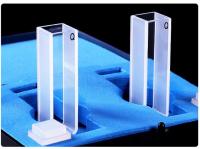 【Cod】 SASTI DEALS 2Pcs 10Mm Path Length Quartz Cuvette Cell With Lid For Spectrophotometers