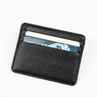 Fashion Slim Minimalist Wallet PU Leather Credit Card Holder Short Purse Leather ID Card Holder Candy Color Bank Multi Slot Card Card Holders